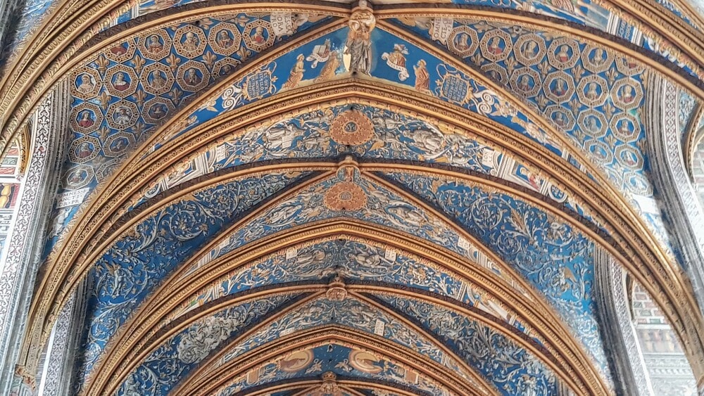 Plafond - Visite de la cathédrale Sainte Cécile d'Albi