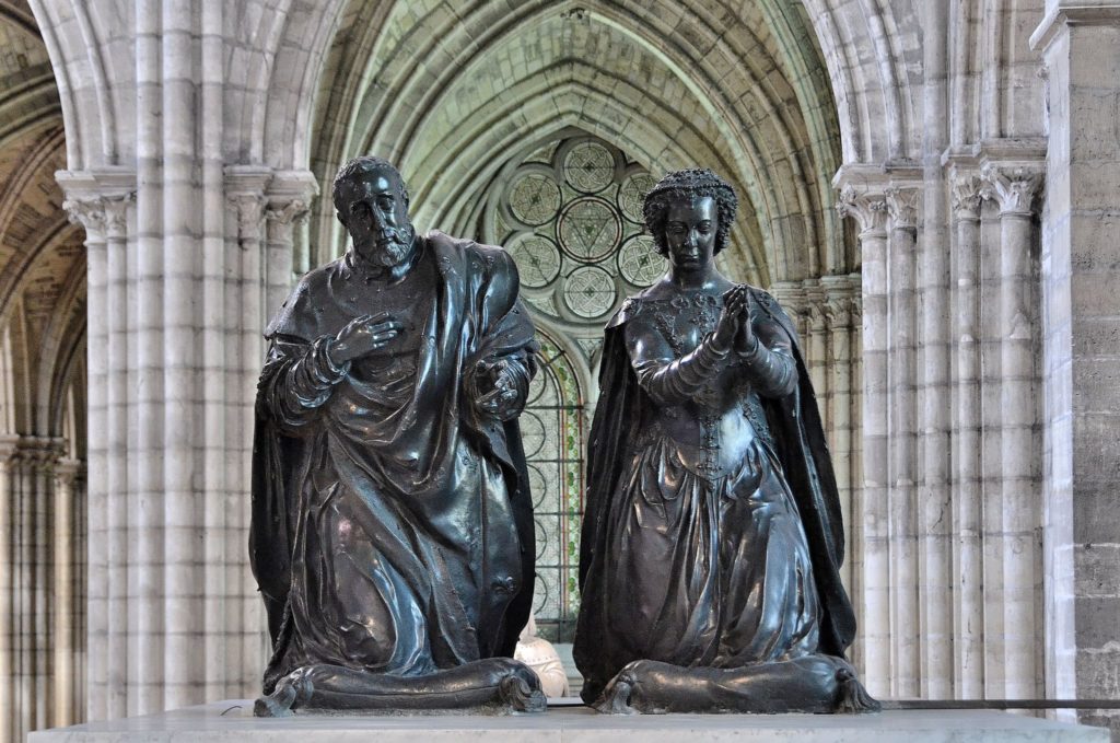 Henri II et Catherine de Medicis - Visite de la basilique Saint Denis