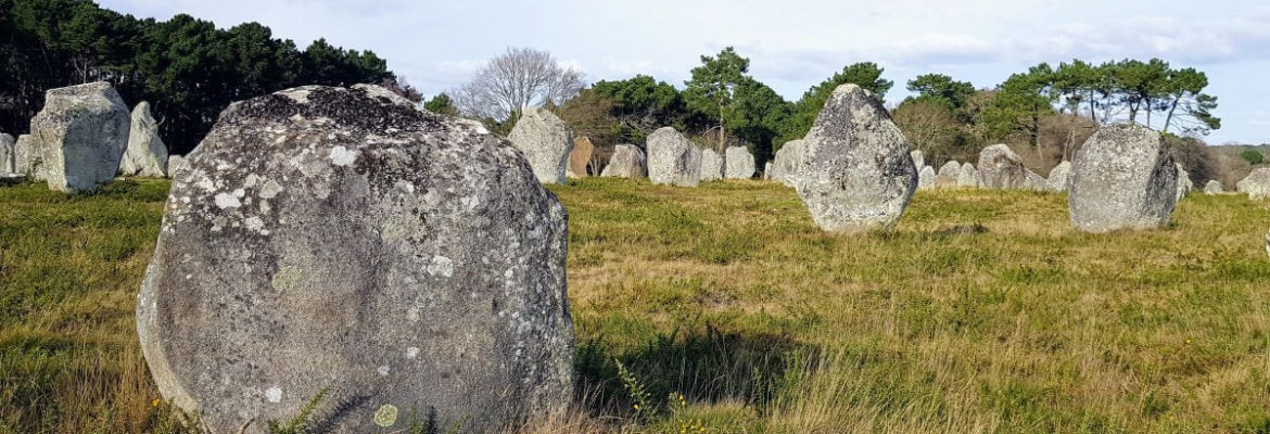 visite des alignements de Carnac dans le Morbihan