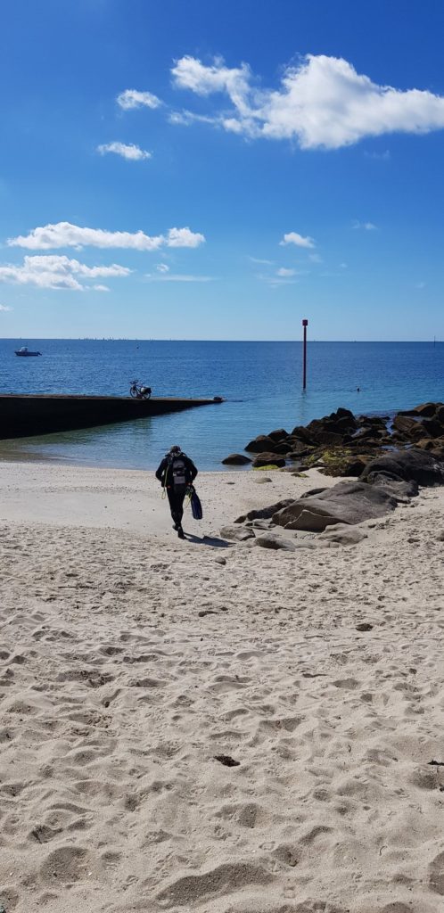 Baptême de plongée à Carnac en mer