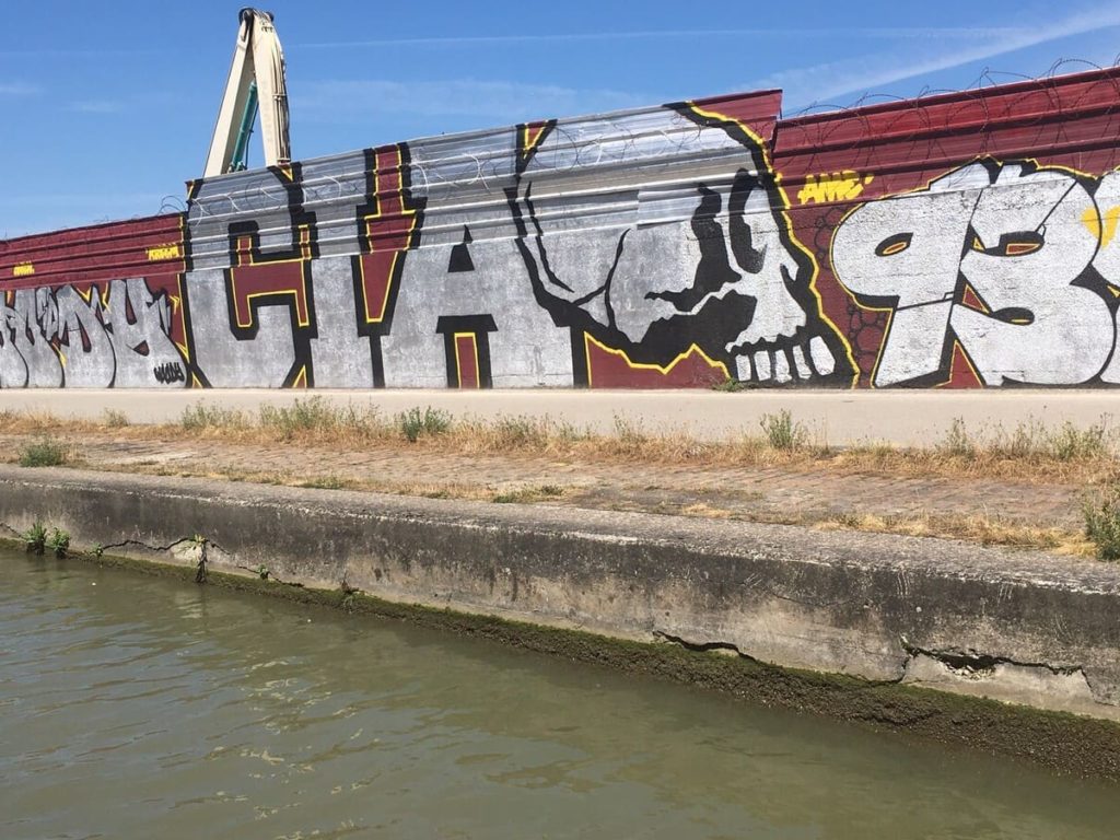 Street art et croisière sur le Canal de l'Ourcq