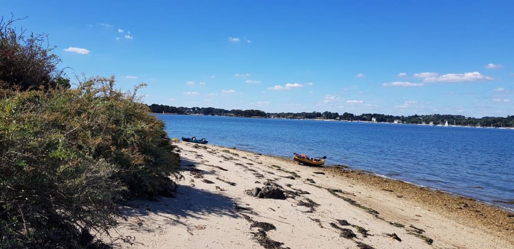 Kayak dans le Golfe du Morbihan