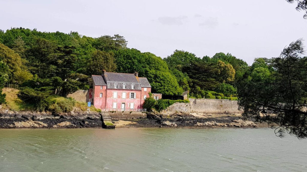 Kayak dans le Golfe du Morbihan : Maison rose