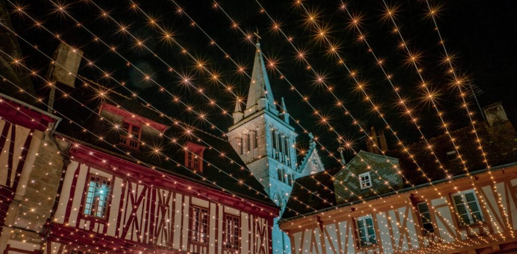 Illuminations de Noël à vannes - Crédit photo : Golfe du Morbihan Vannes Tourisme