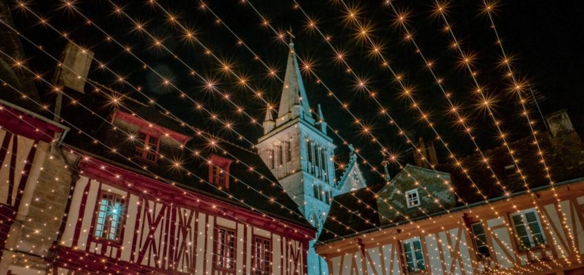 Illuminations de Noël à vannes - Crédit photo : Golfe du Morbihan Vannes Tourisme