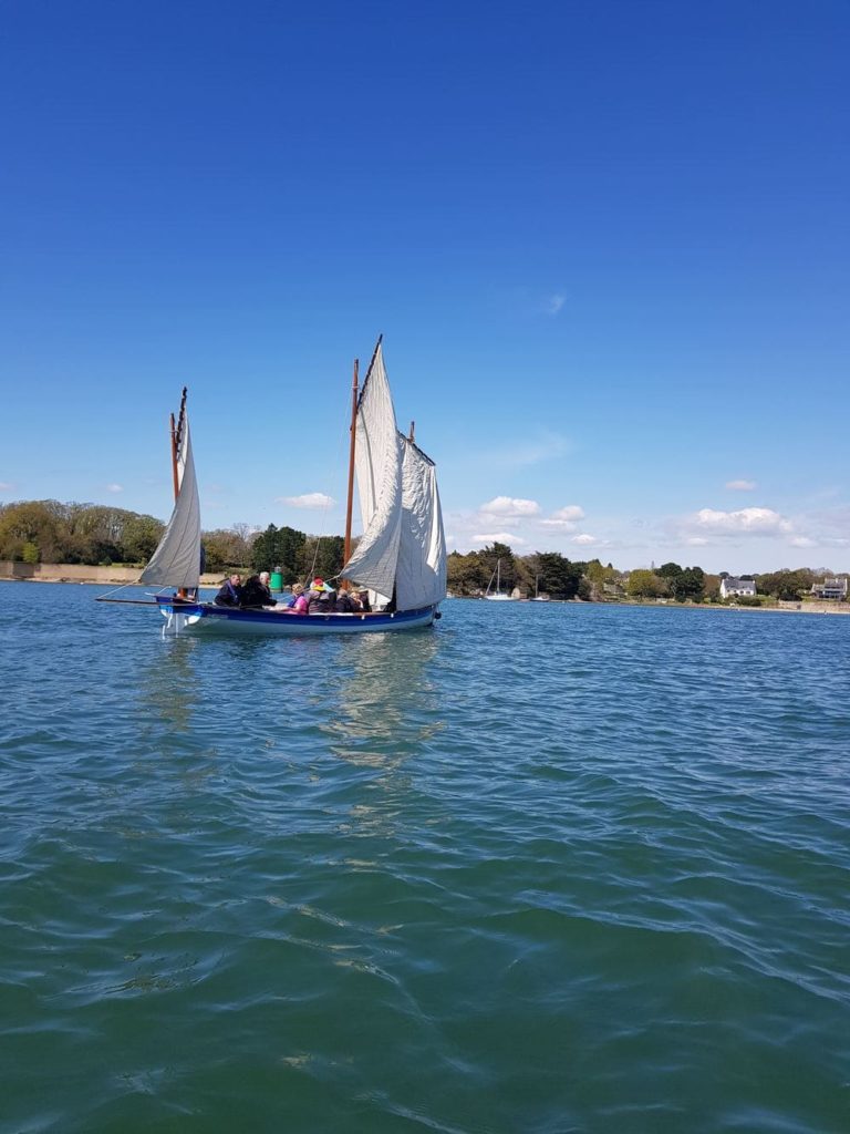 Kayak dans le Golfe du Morbihan à la découverte de l'île de Boëdic et de l'île Boëd