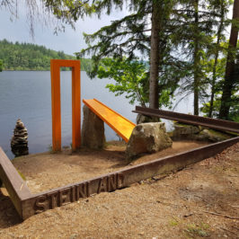 Week-end au lac de Vassivière : l'île du lac