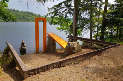 Week-end au lac de Vassivière : l'île du lac