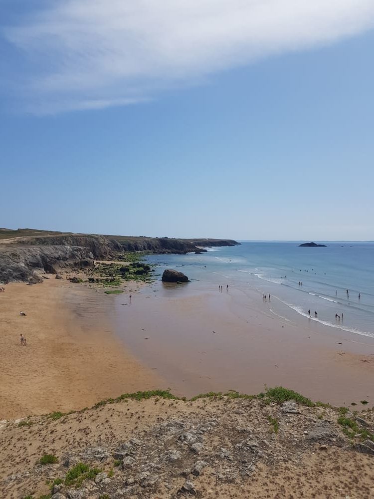 Port Blanc à Saint Pierre de Quiberon : plage