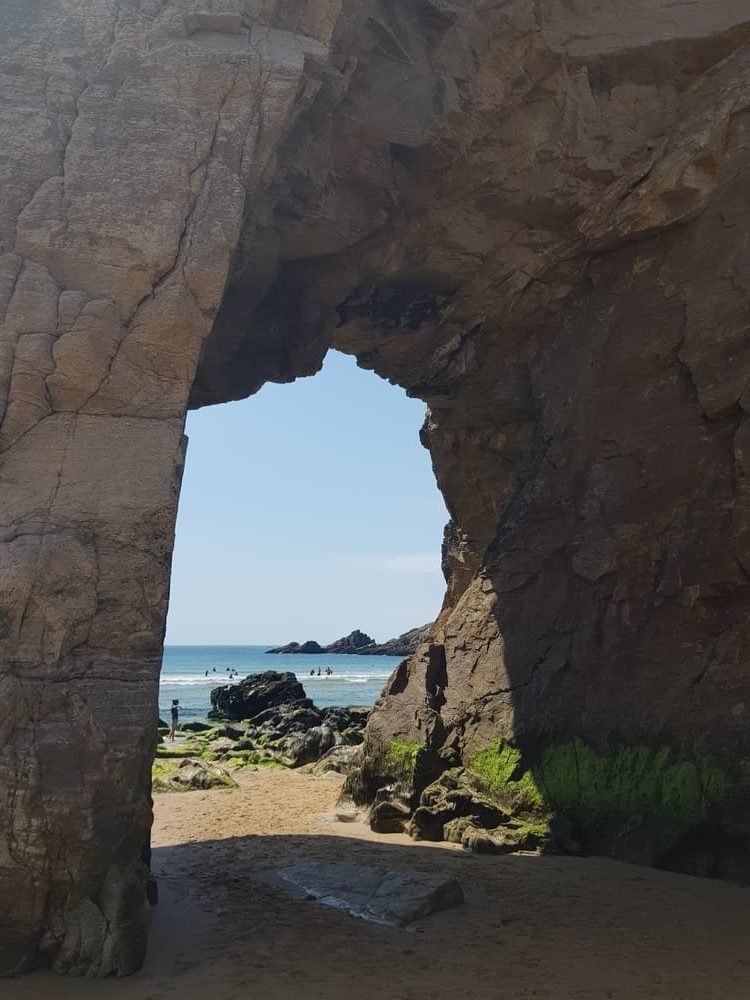 Port Blanc à Saint Pierre de Quiberon : Arche de Port Blanc