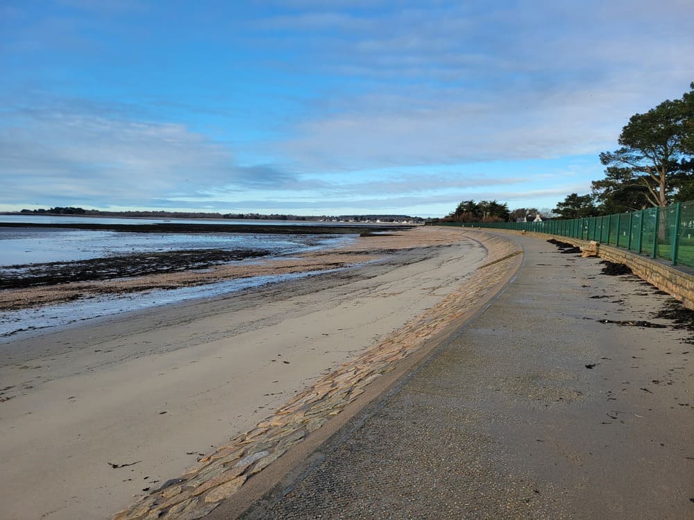 Randonnée dans le Morbihan : Tour du Parc, circuit 9 km - plage de Rouvran