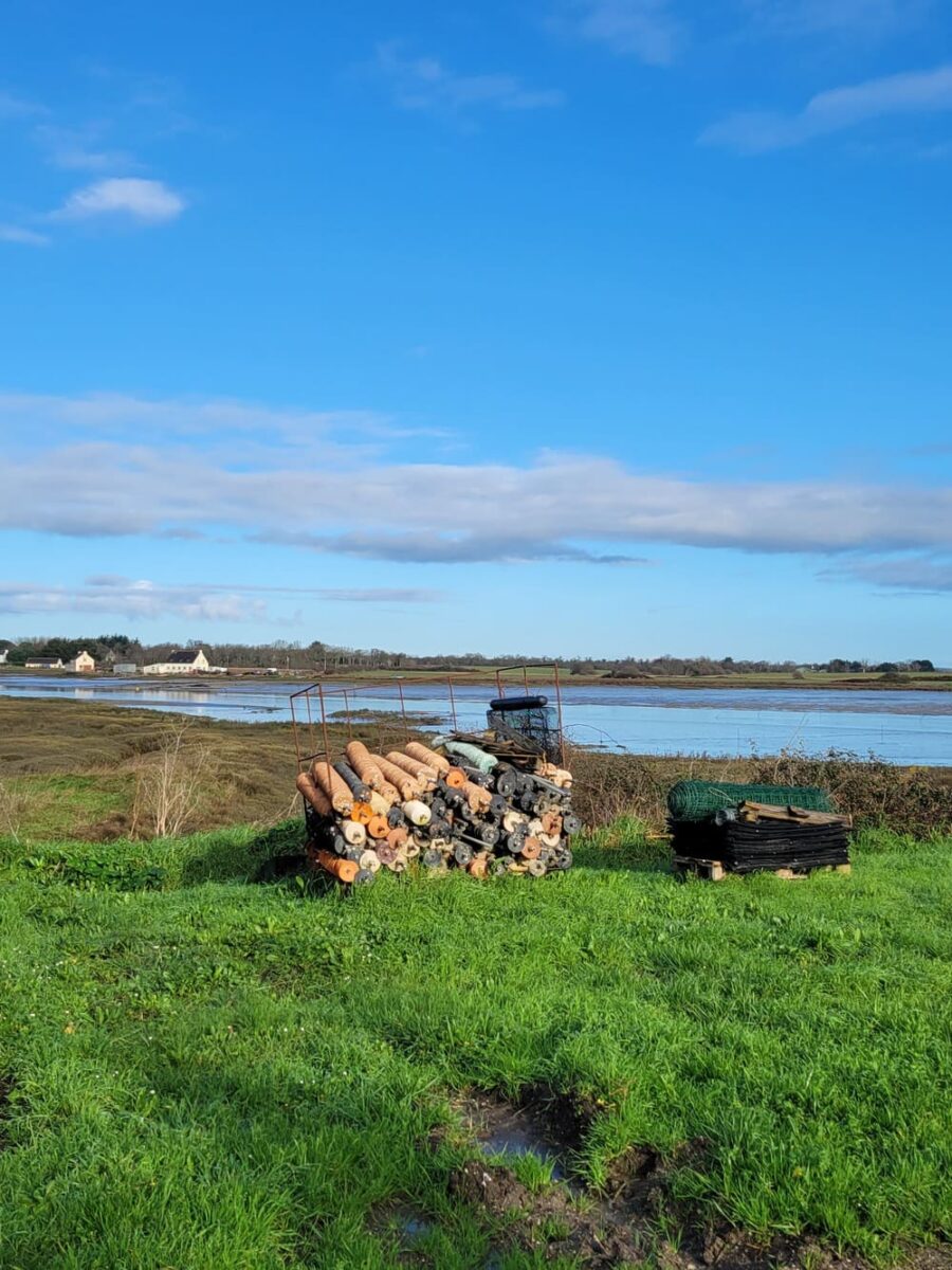 Randonnée dans le Morbihan : Tour du Parc, circuit 9 km - route de l'huître