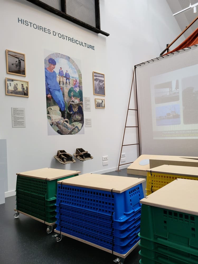 Visite d'Ostréapolis, centre d'interprétation dédié à l'huître dans le Morbihan au Tour du Parc.