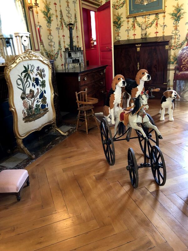 Château de Cheverny au printemps : chambre