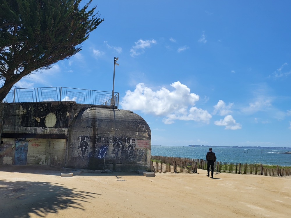 Bunker près de la plage de la Nourriguel