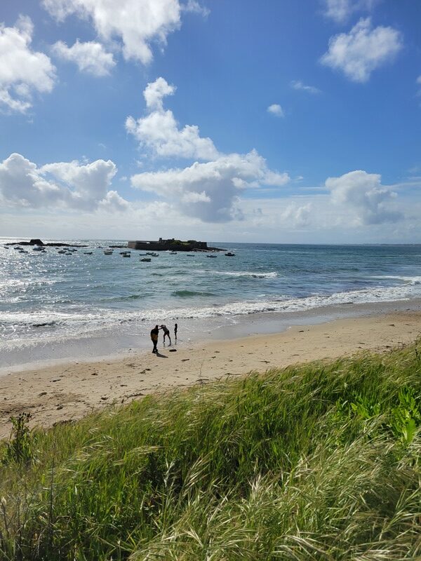 Ploemeur : plage du fort bloqué