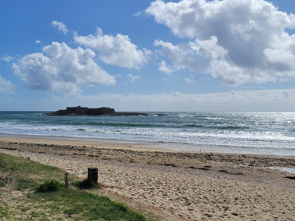 Ploemeur : plage du fort bloqué