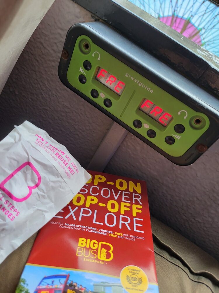 Visite de Singapour en Big Bus Singapore : audioguide