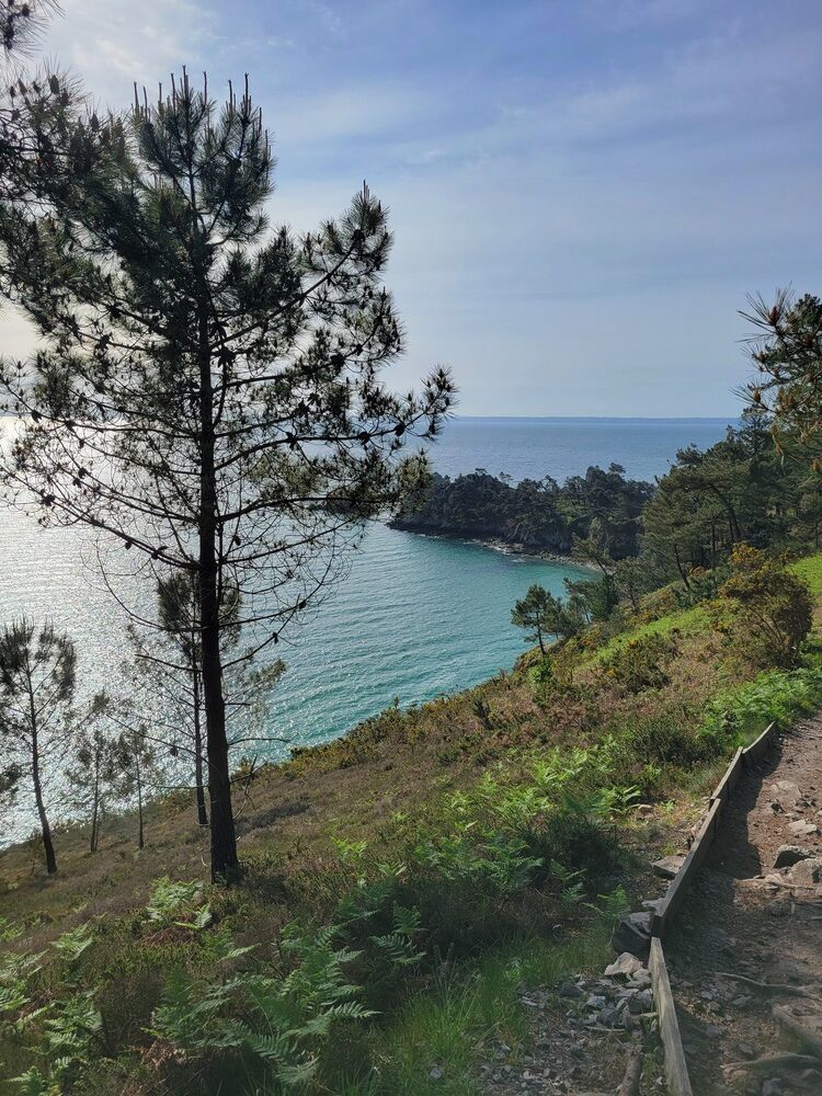 Plage de l'île Vierge sur la presqu'île de Crozon - rando