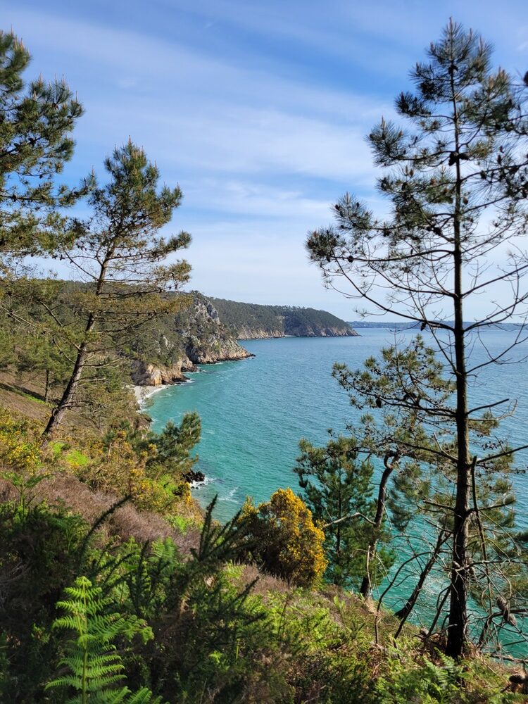 Plage de l'île Vierge sur la presqu'île de Crozon - rando