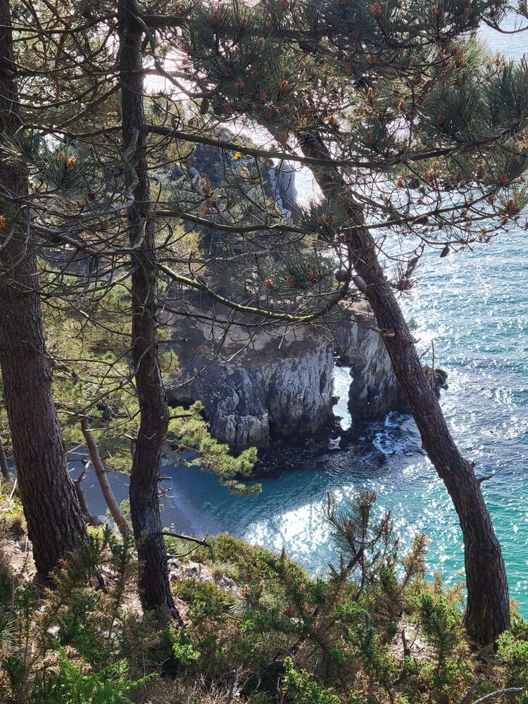 Plage de l'île Vierge sur la presqu'île de Crozon - rando