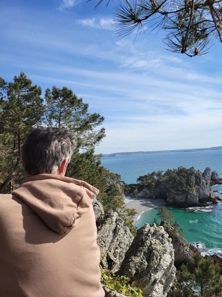 Plage de l'île Vierge sur la presqu'île de Crozon - rando